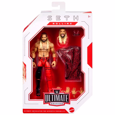 WWE Seth Rollins Action Figure & Accessories Set