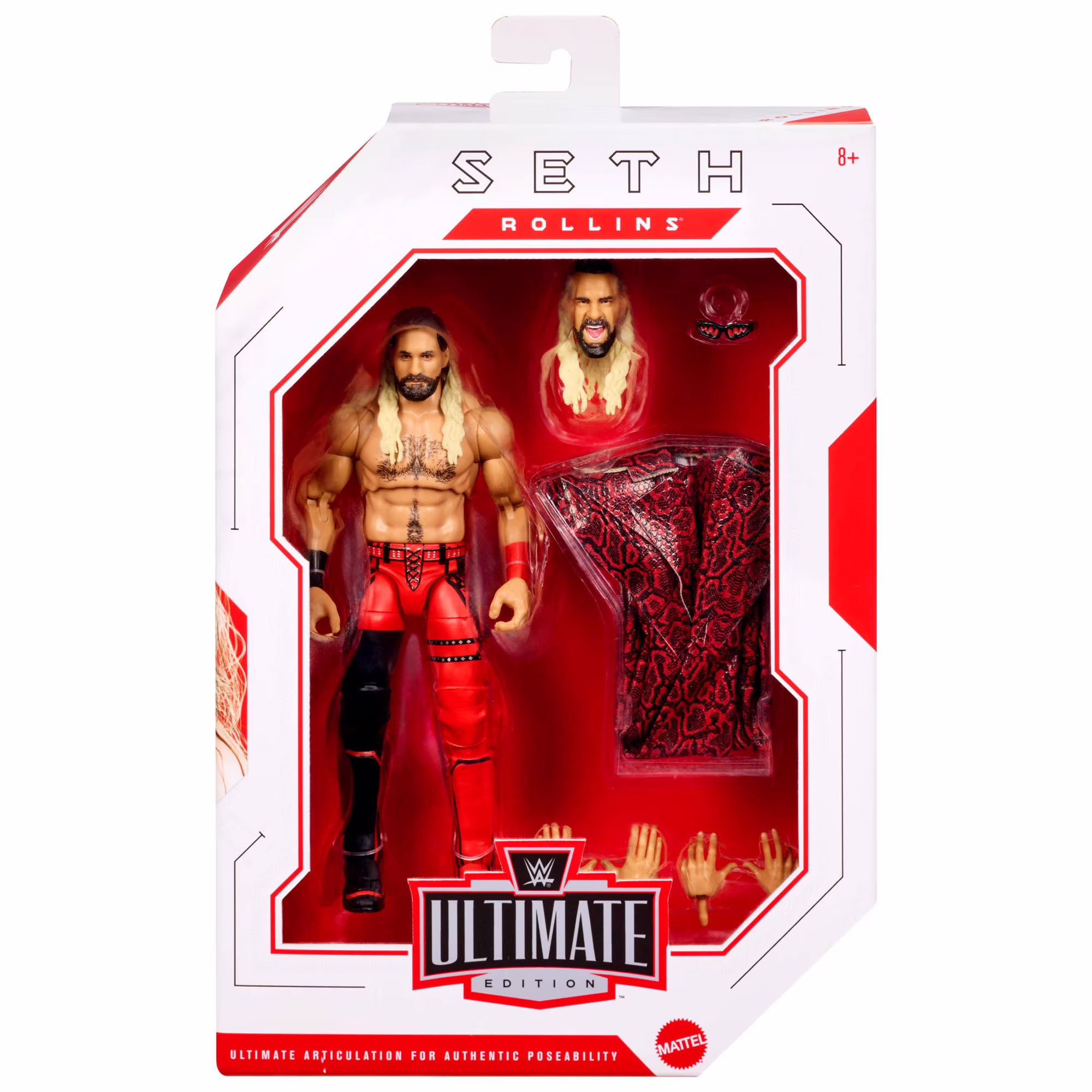 WWE Seth Rollins Action Figure & Accessories Set WWE Seth Rollins Action Figure & Accessories Set