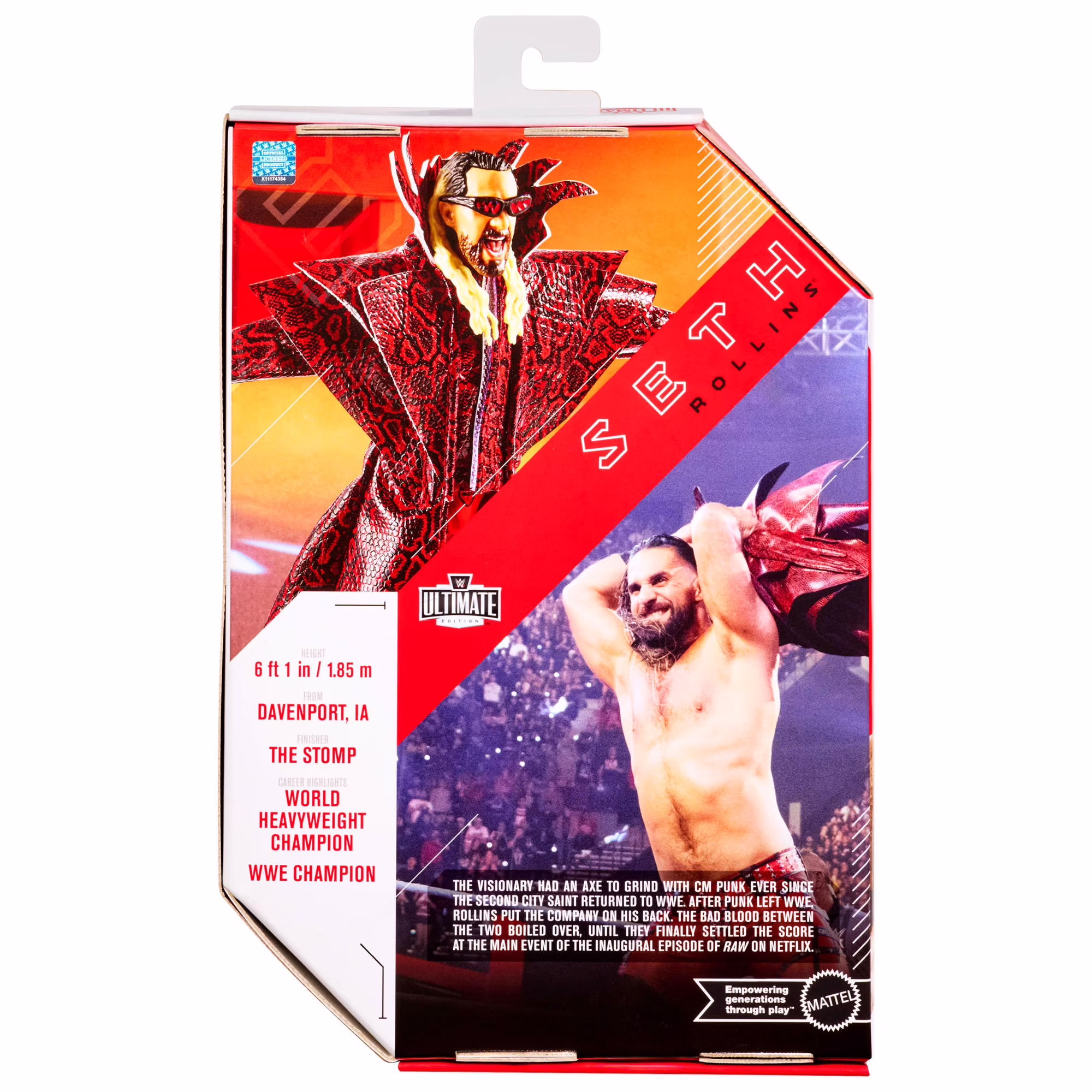 WWE Seth Rollins Action Figure & Accessories Set WWE Seth Rollins Action Figure & Accessories Set