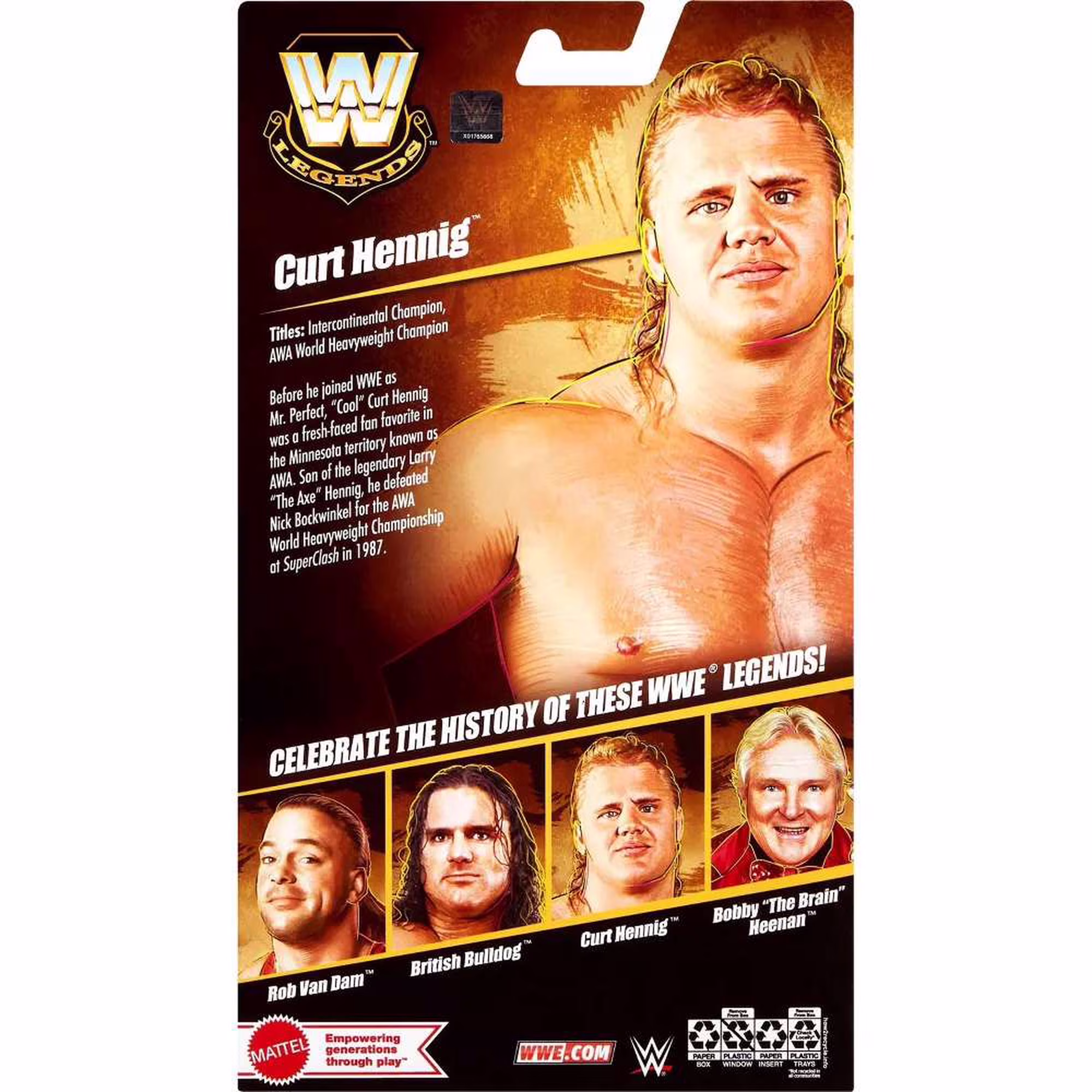 WWE Wrestling Legends Series 29 Curt Hennig Action Figure WWE Wrestling Legends Series 29 Curt Hennig Action Figure