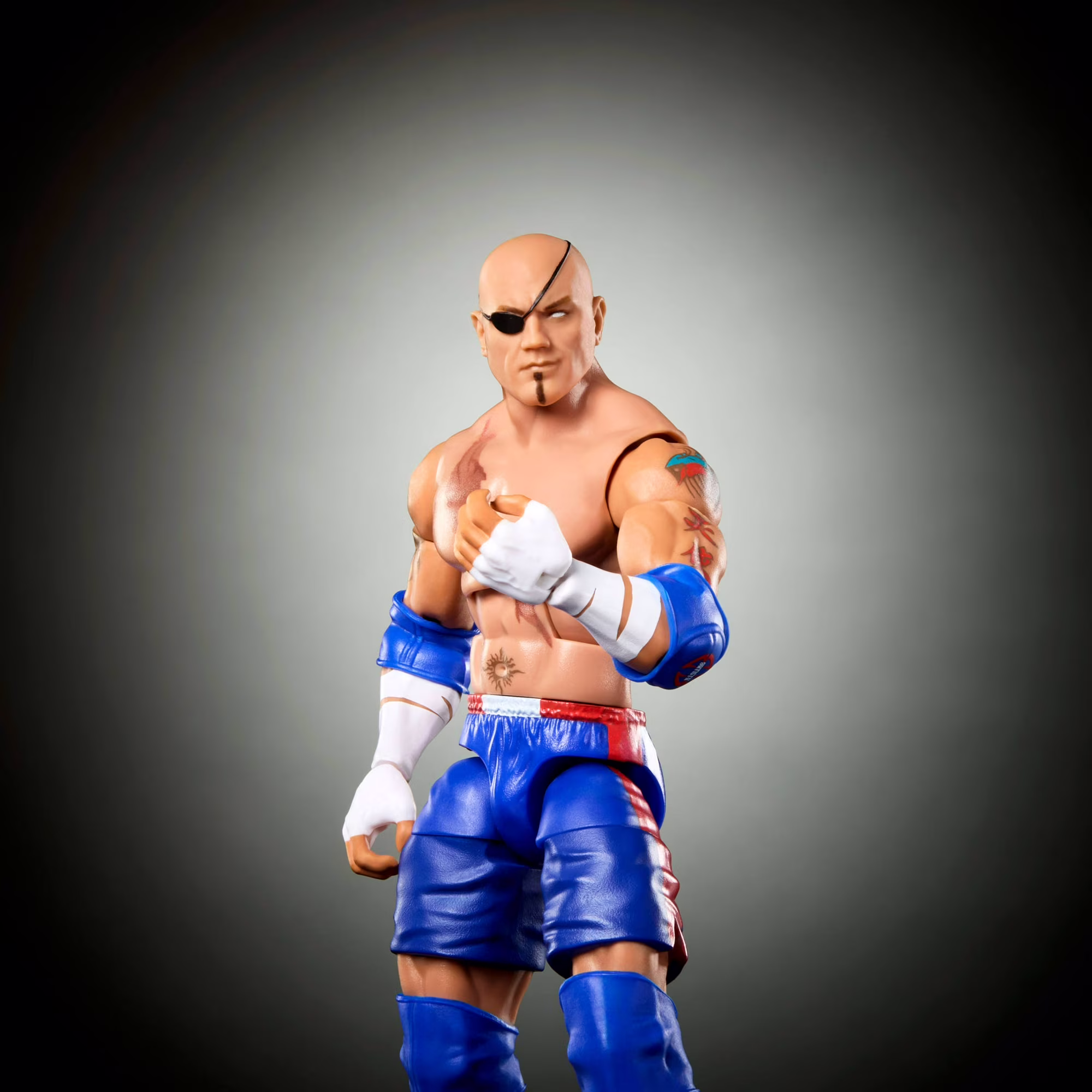 WWE X Street Fighter Batista Action Figure & Accessories WWE X Street Fighter Batista Action Figure & Accessories