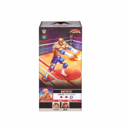 WWE X Street Fighter Batista Action Figure & Accessories